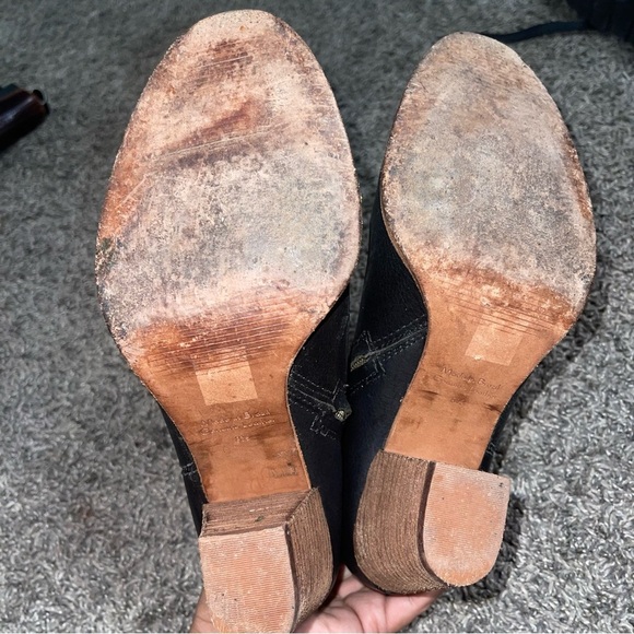 Madewell Womens The Billie Boot F5044 Leather Bootie Classic Black Sz 8 1/2 - Picture 3 of 9